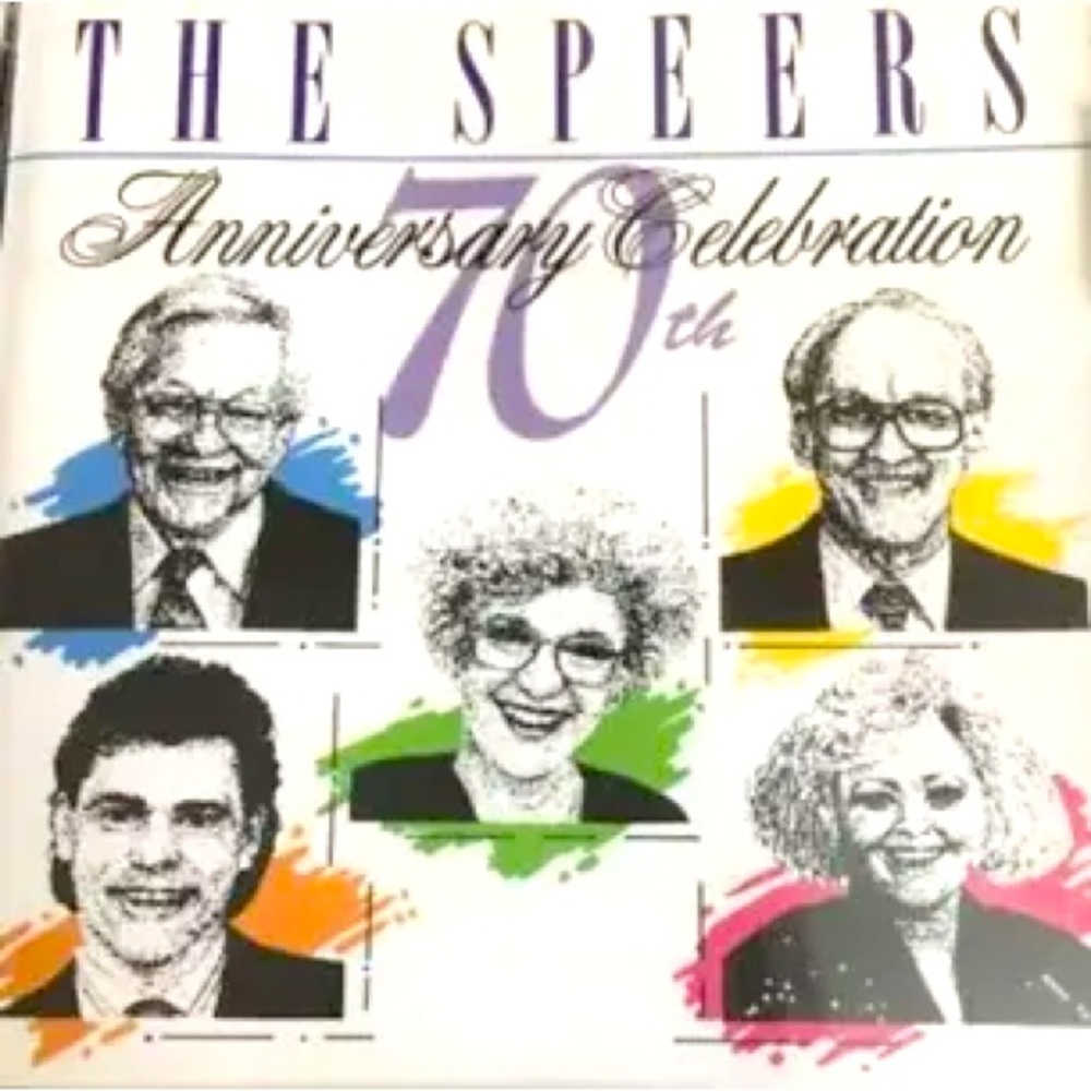 The Speers CD-70th Anniversary New Sealed